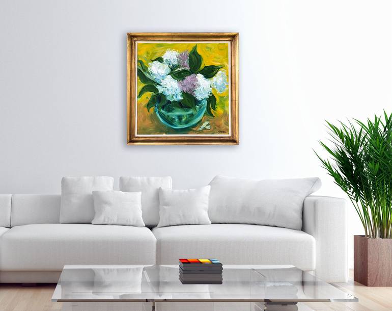 Original Impressionism Floral Painting by Bill Stone