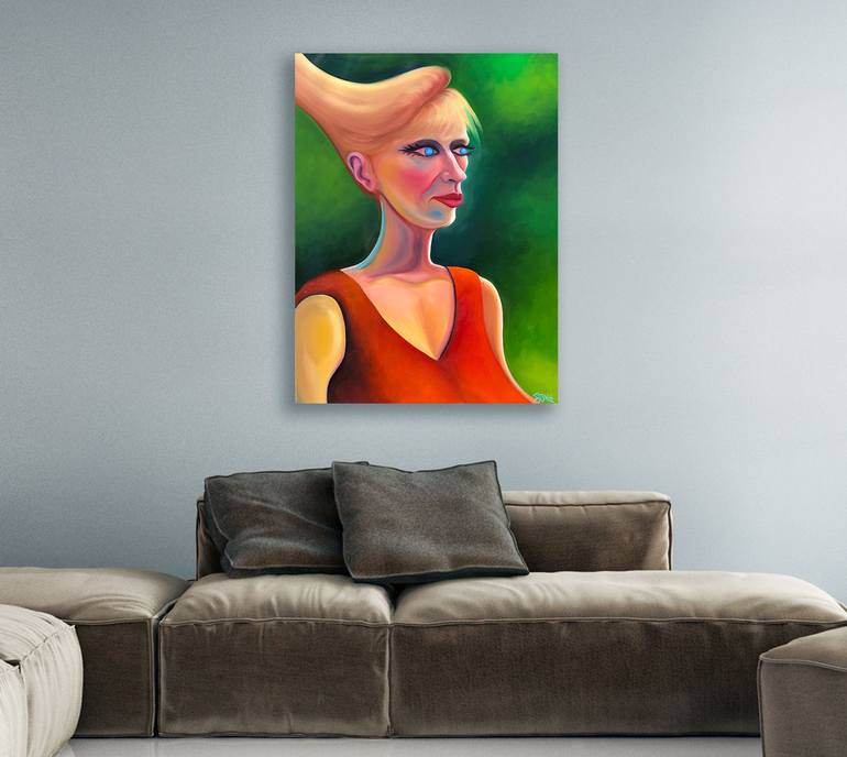 Original Women Painting by Bill Stone