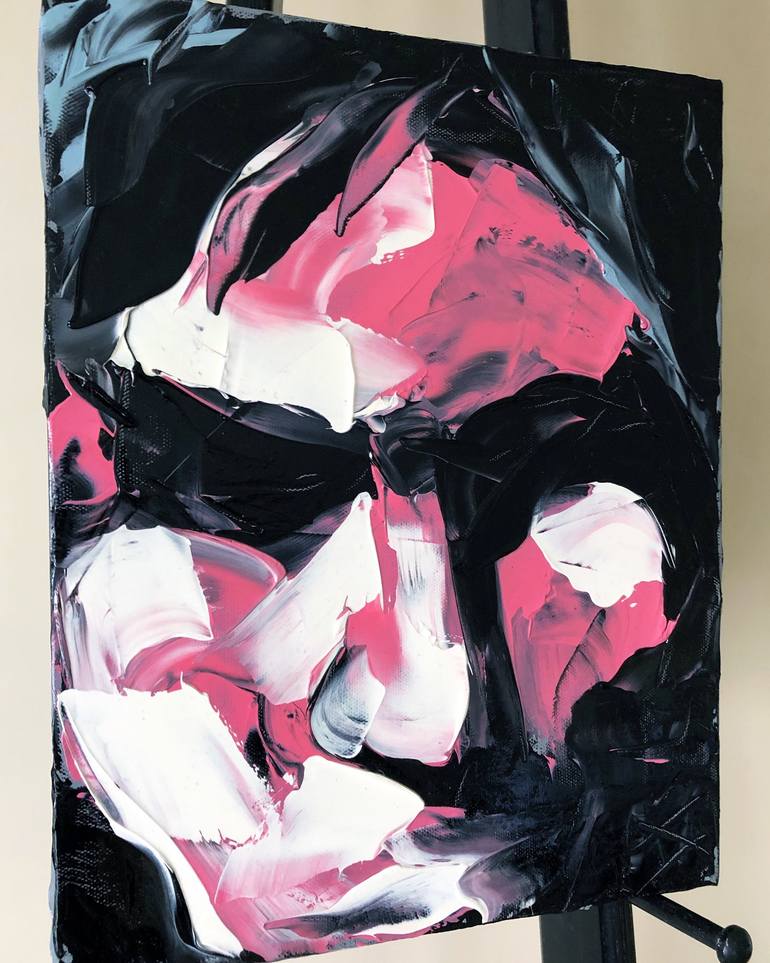 Original Abstract Portrait Painting by Bill Stone