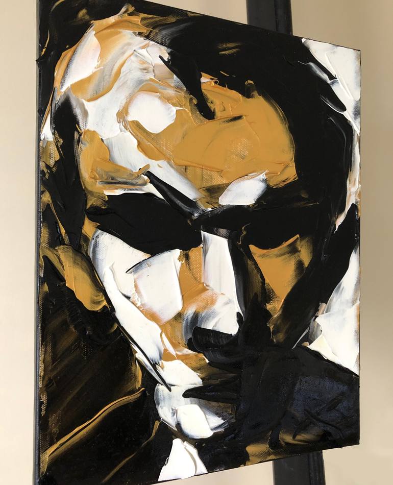 Original Abstract Portrait Painting by Bill Stone