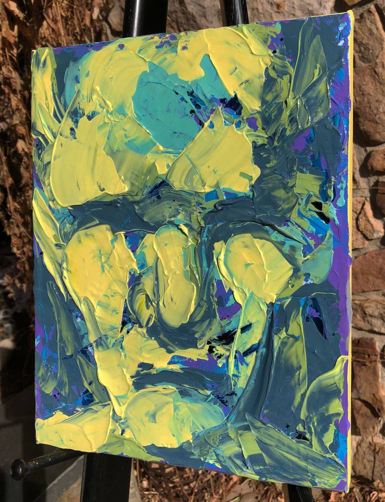 Original Abstract People Painting by Bill Stone