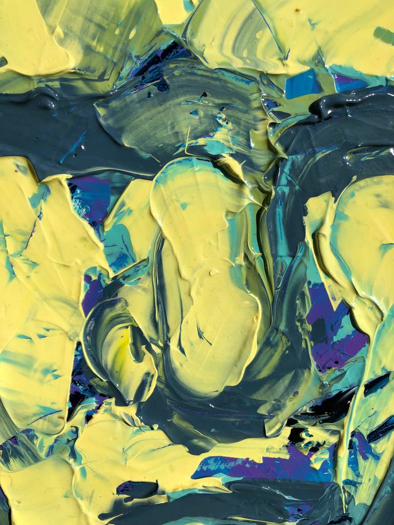 Original Abstract People Painting by Bill Stone