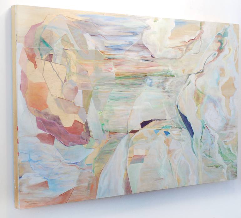 Original Abstract Landscape Painting by Esther Hoflick