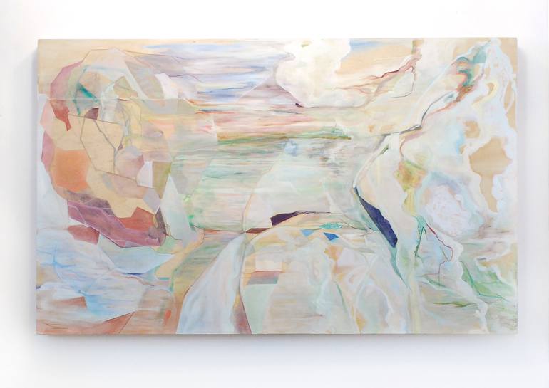 Original Abstract Landscape Painting by Esther Hoflick