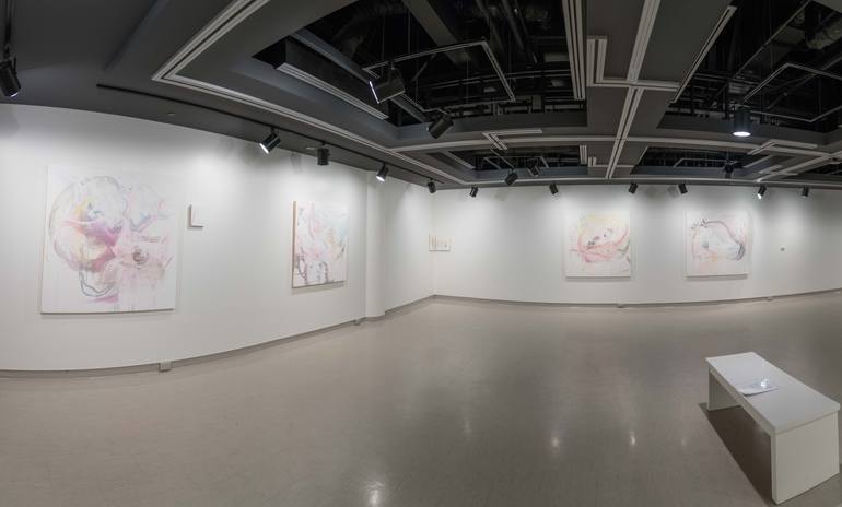 Original Conceptual Abstract Painting by Esther Hoflick