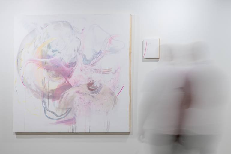 Original Conceptual Abstract Painting by Esther Hoflick