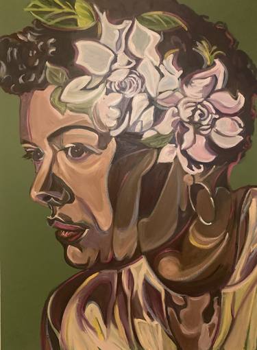 Original Portrait Painting by Anne Waldrop