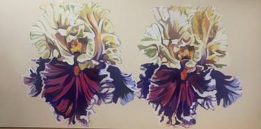 Original Floral Paintings by Anne Waldrop