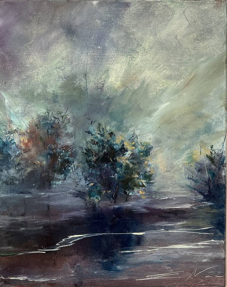 Landscape Painting by Natalia Esanu | Saatchi Art