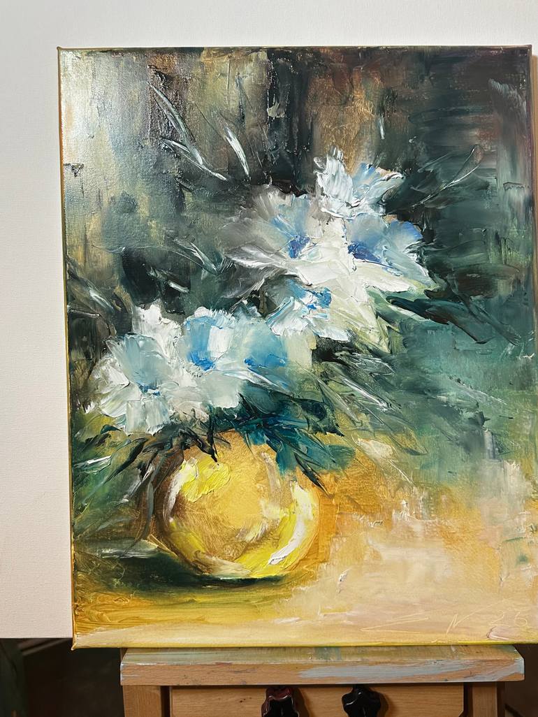 Original Modernism Still Life Painting by Natalia Esanu