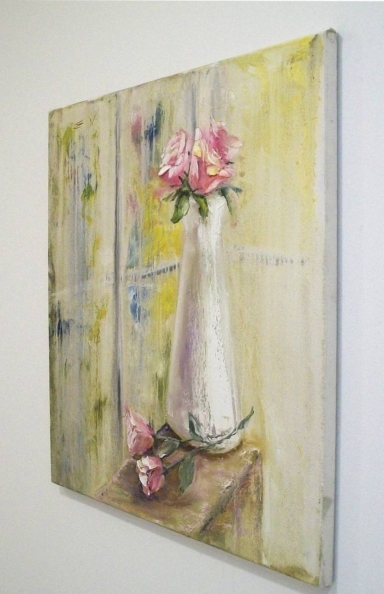 Original Floral Painting by Natalia Esanu