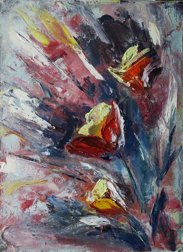 Print of Abstract Floral Paintings by Natalia Esanu