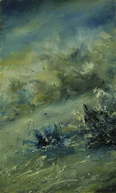 Original Abstract Language Paintings by Natalia Esanu