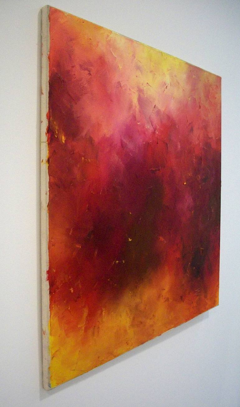 Original Abstract Expressionism Abstract Painting by Natalia Esanu