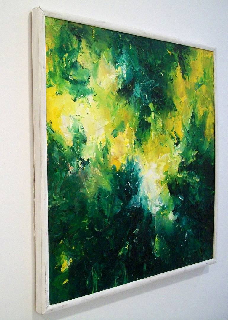 Original Abstract Expressionism Abstract Painting by Natalia Esanu