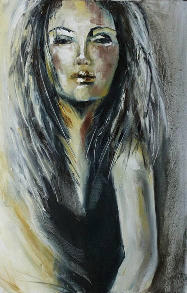 Print of Realism Women Paintings by Natalia Esanu