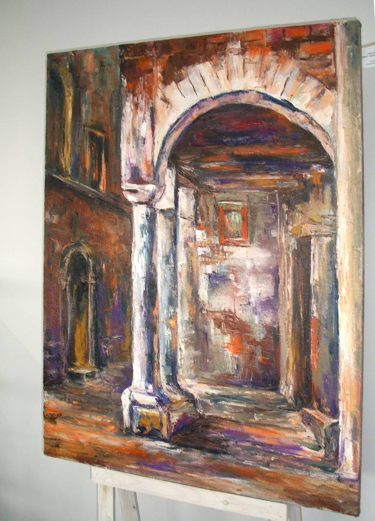 Original Home Painting by Natalia Esanu