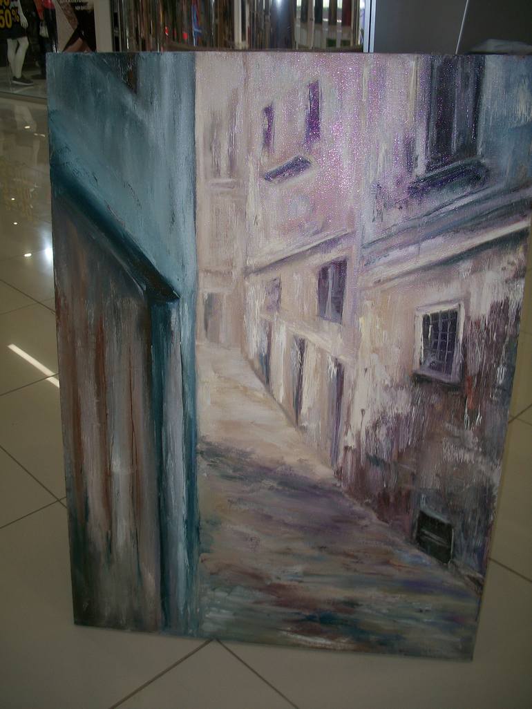 Original Realism Architecture Painting by Natalia Esanu