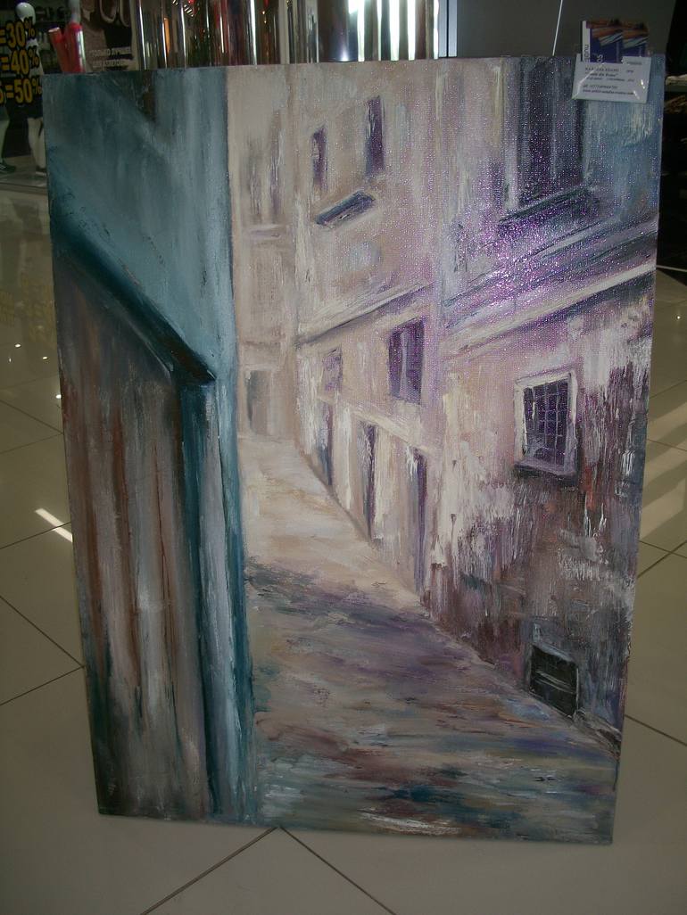 Original Realism Architecture Painting by Natalia Esanu