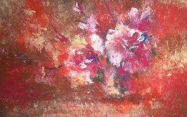 Original Abstract Floral Paintings by Natalia Esanu
