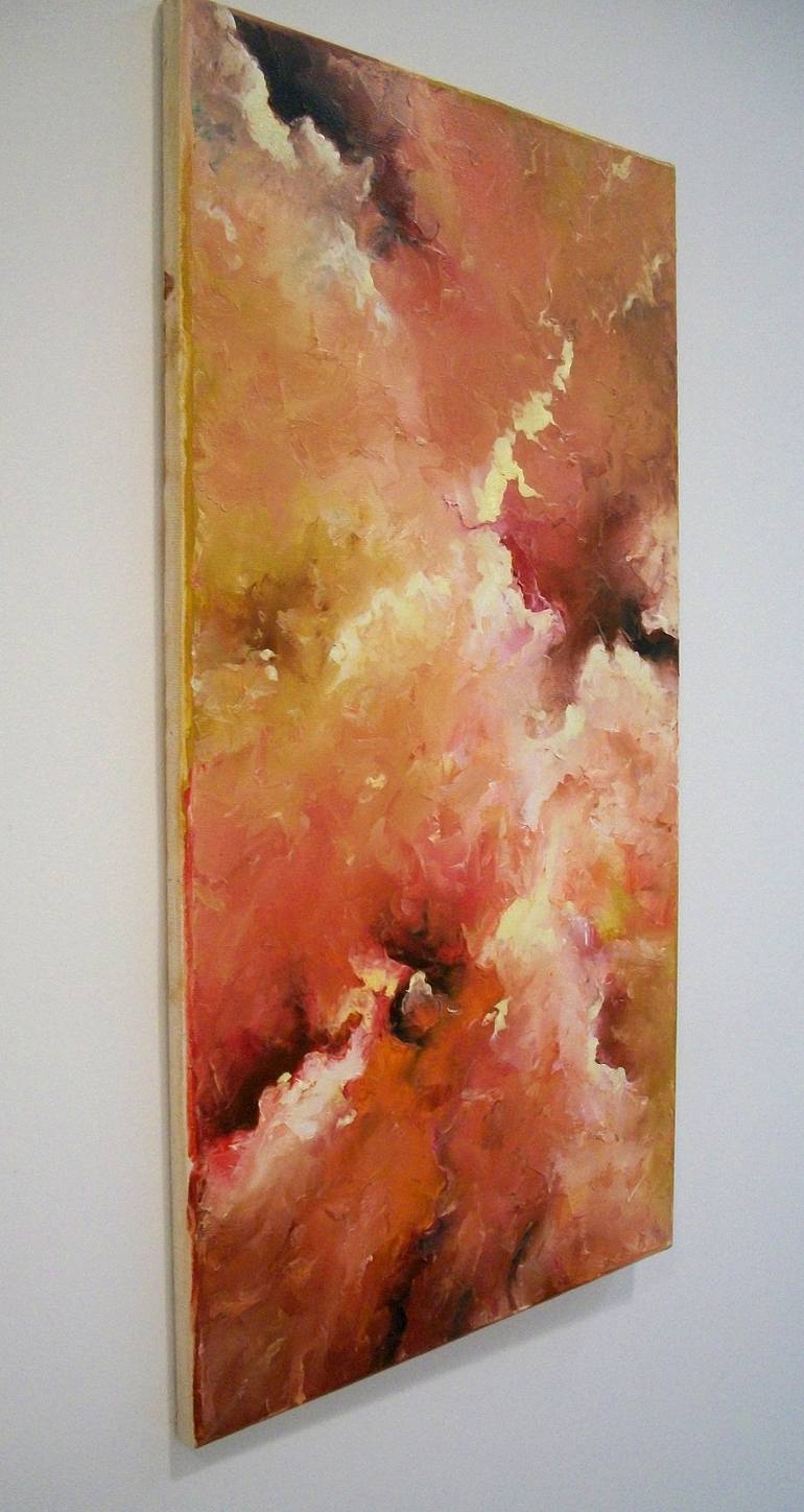 Original Abstract Expressionism Abstract Painting by Natalia Esanu