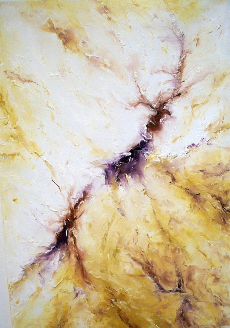 Original Abstract Expressionism Abstract Painting by Natalia Esanu