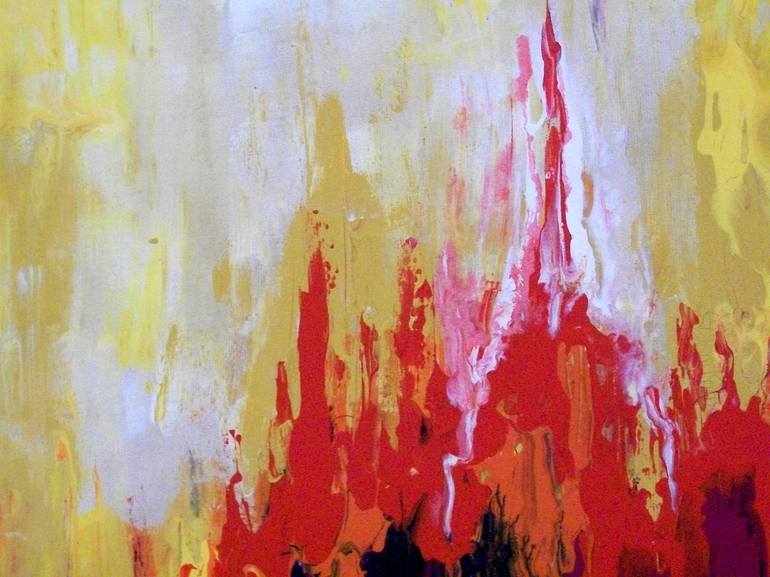 Original Abstract Expressionism Abstract Painting by Natalia Esanu