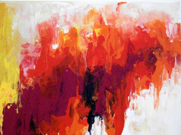 Original Abstract Expressionism Abstract Painting by Natalia Esanu