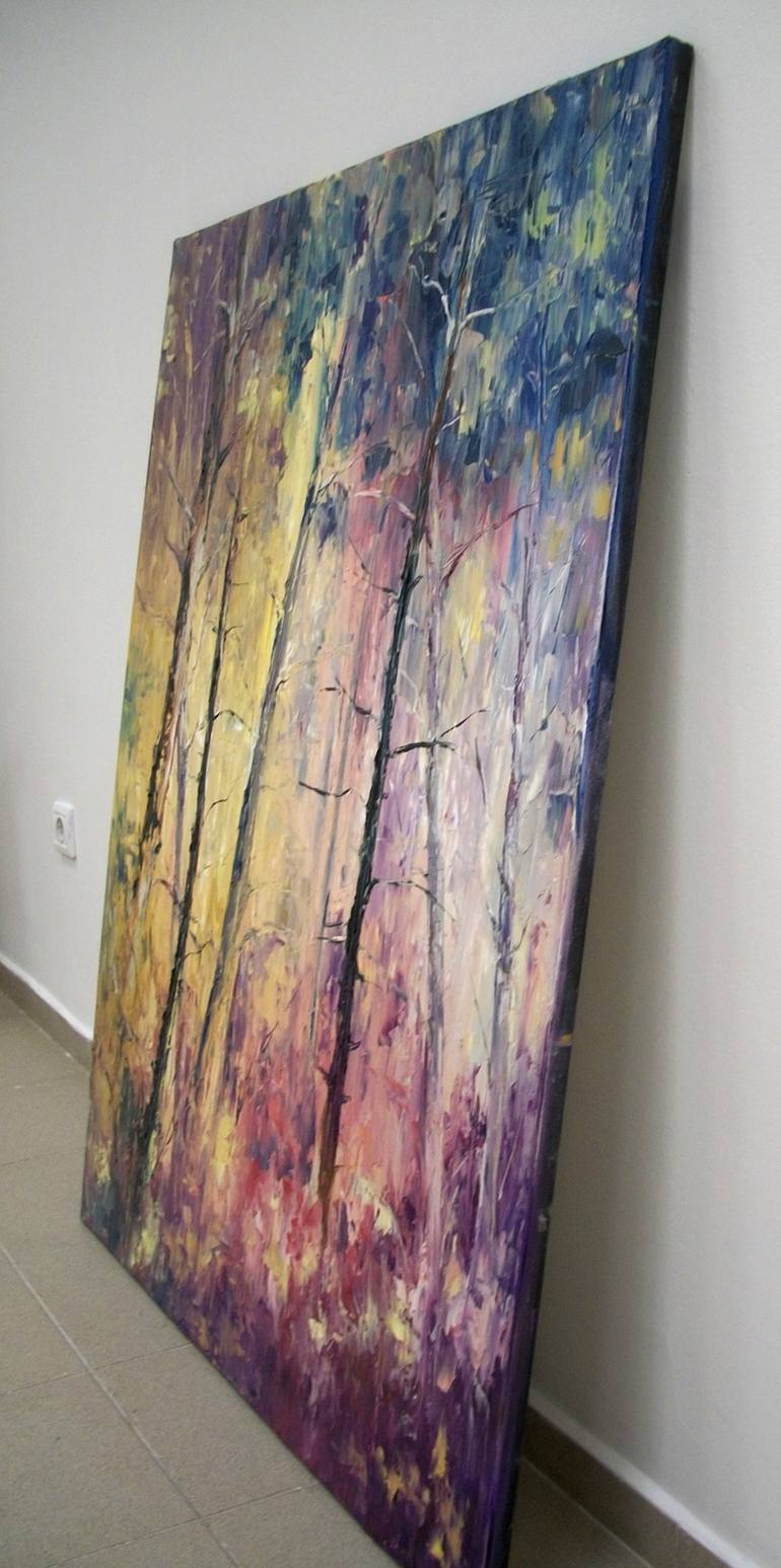 Original Tree Painting by Natalia Esanu