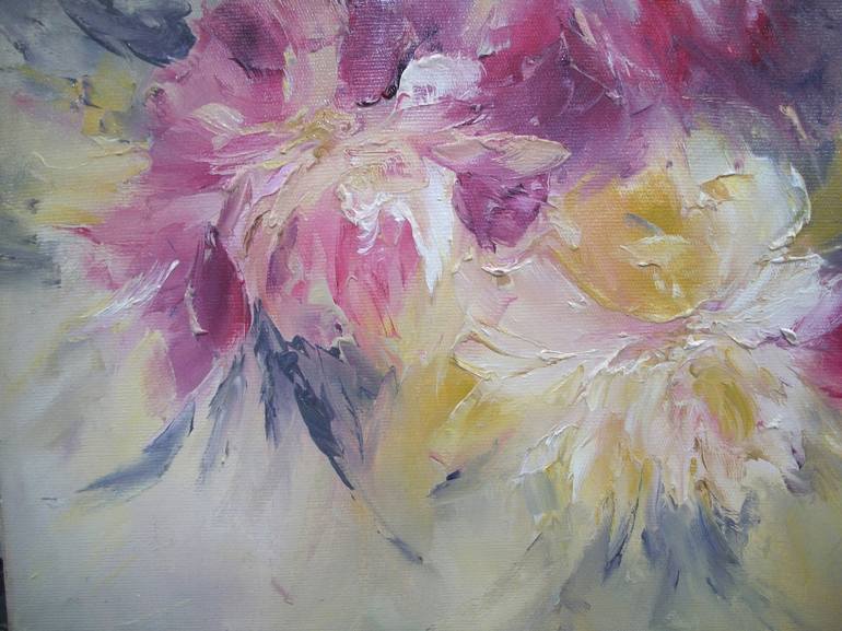 Original Floral Painting by Natalia Esanu