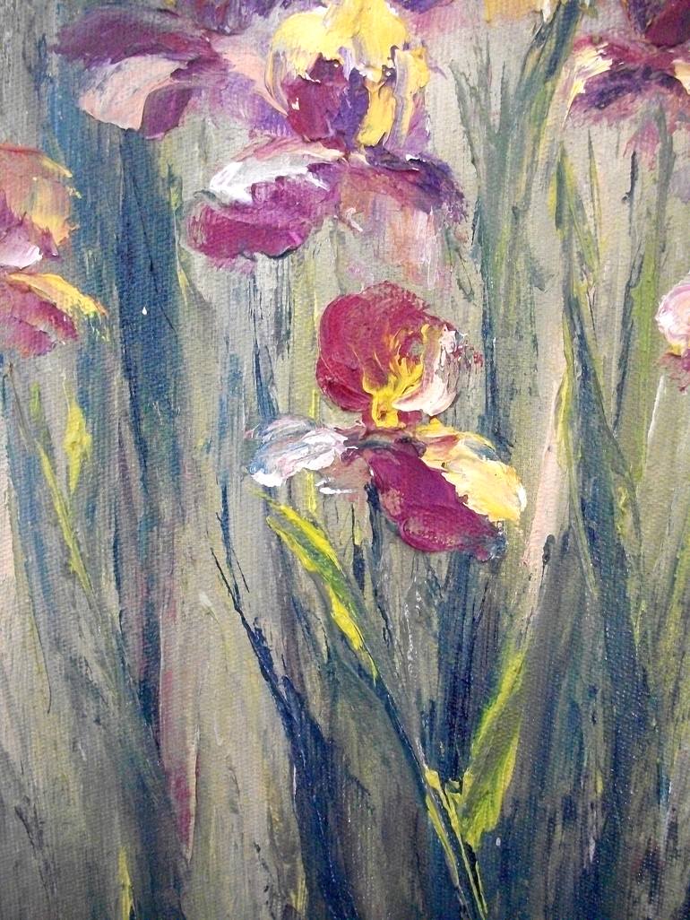 Original Modern Floral Painting by Natalia Esanu