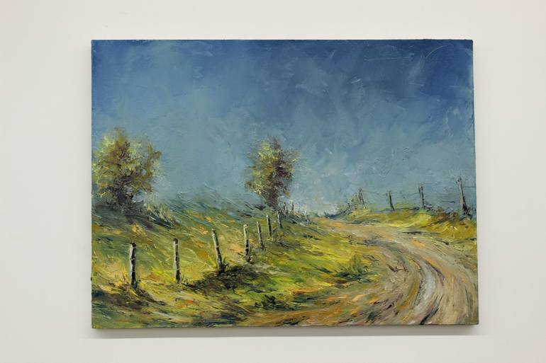 Original Realism Landscape Painting by Natalia Esanu