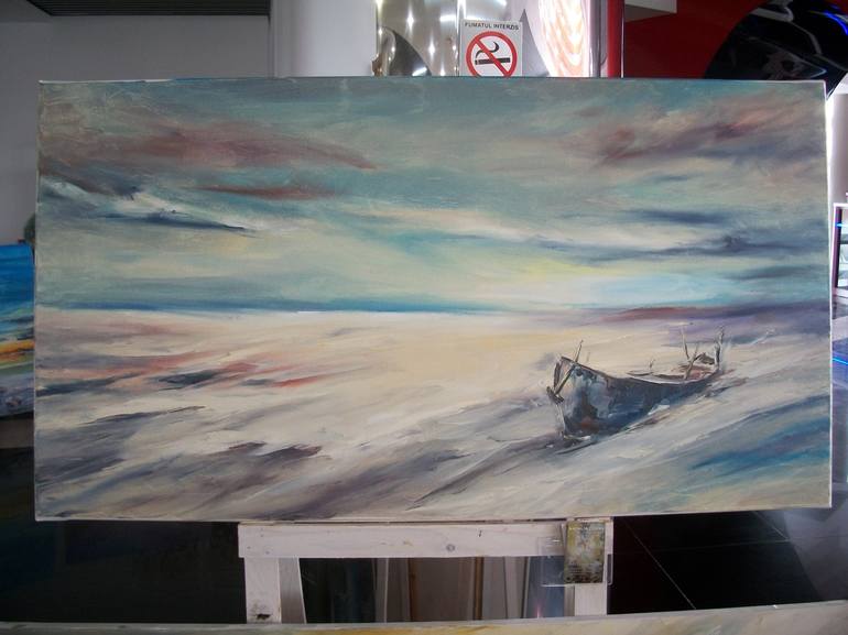 Original Seascape Painting by Natalia Esanu