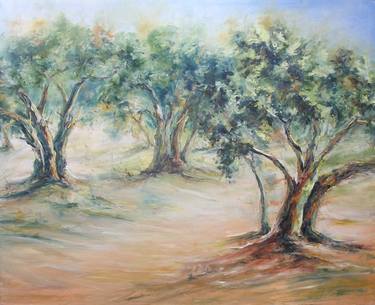 Original Minimalism Landscape Paintings by Natalia Esanu