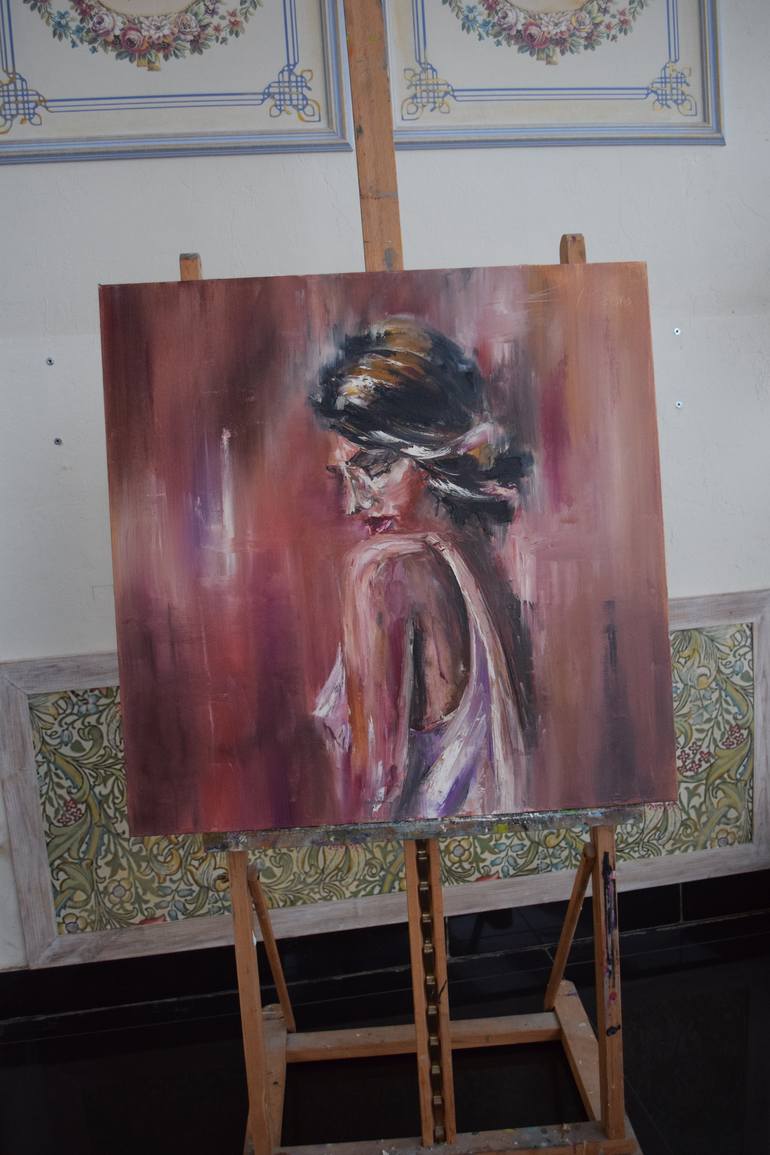 Original Figurative Women Painting by Natalia Esanu