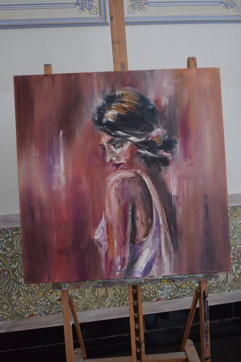 Original Figurative Women Painting by Natalia Esanu