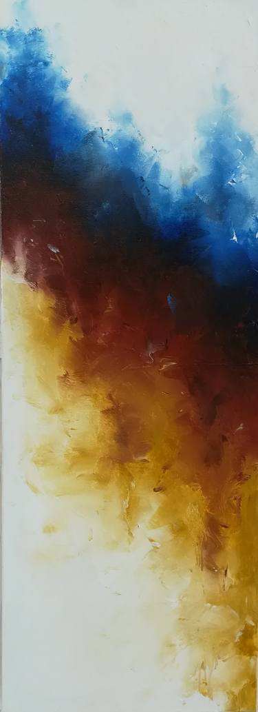 Original Abstract Expressionism Abstract Paintings by Natalia Esanu