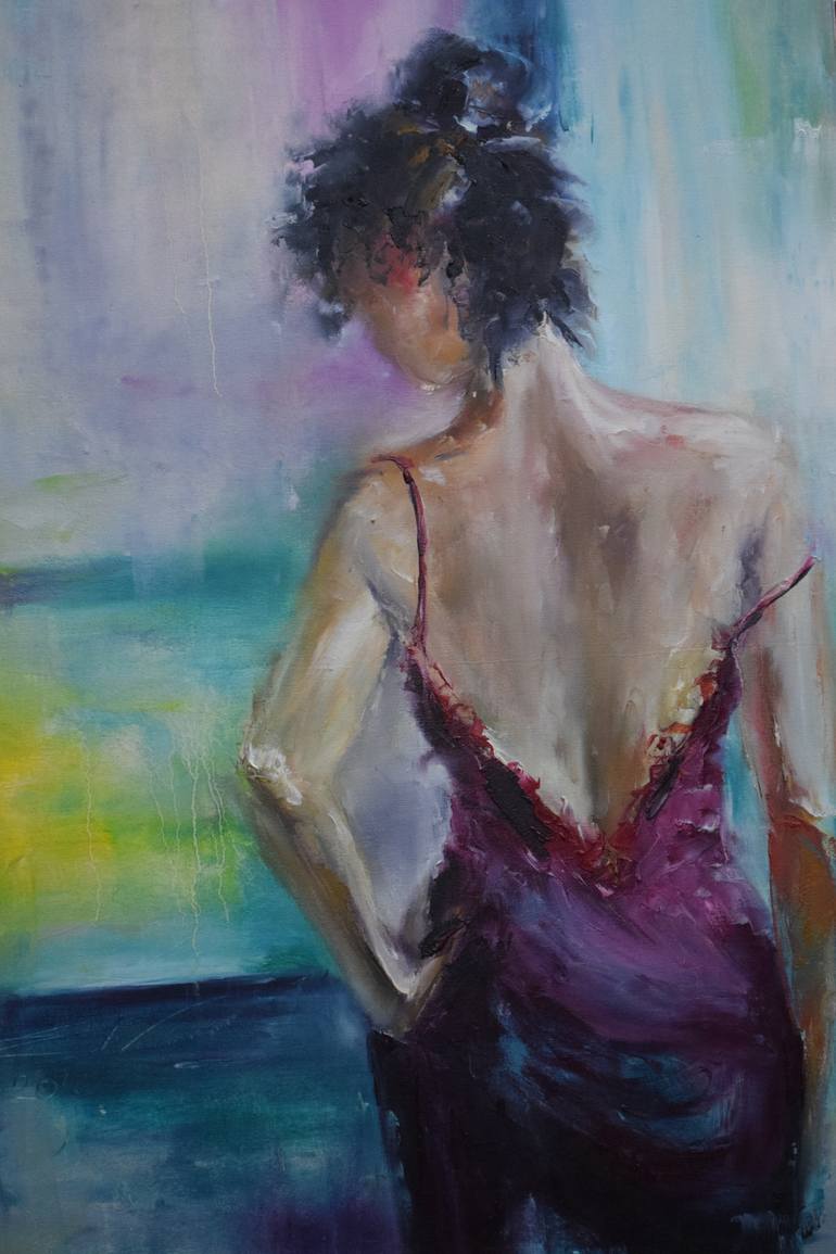 Original Figurative Women Painting by Natalia Esanu