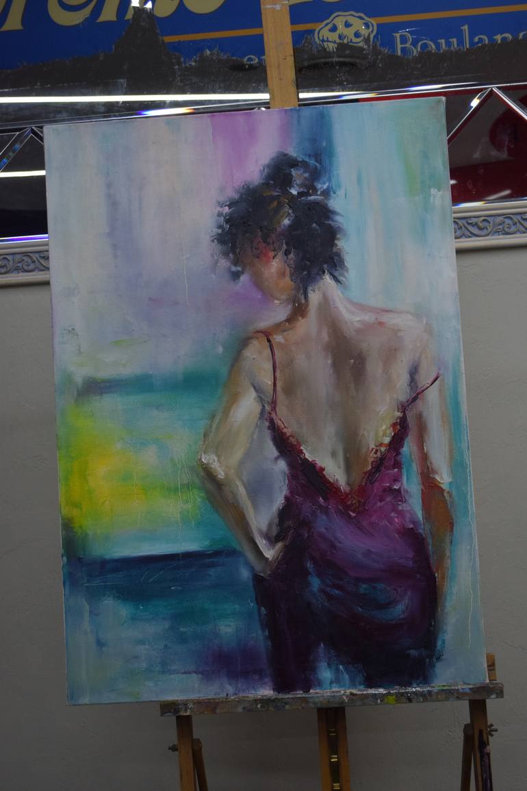 Original Figurative Women Painting by Natalia Esanu