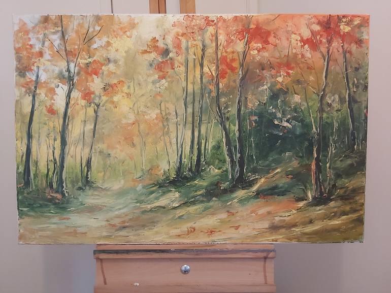 Original Landscape Painting by Natalia Esanu