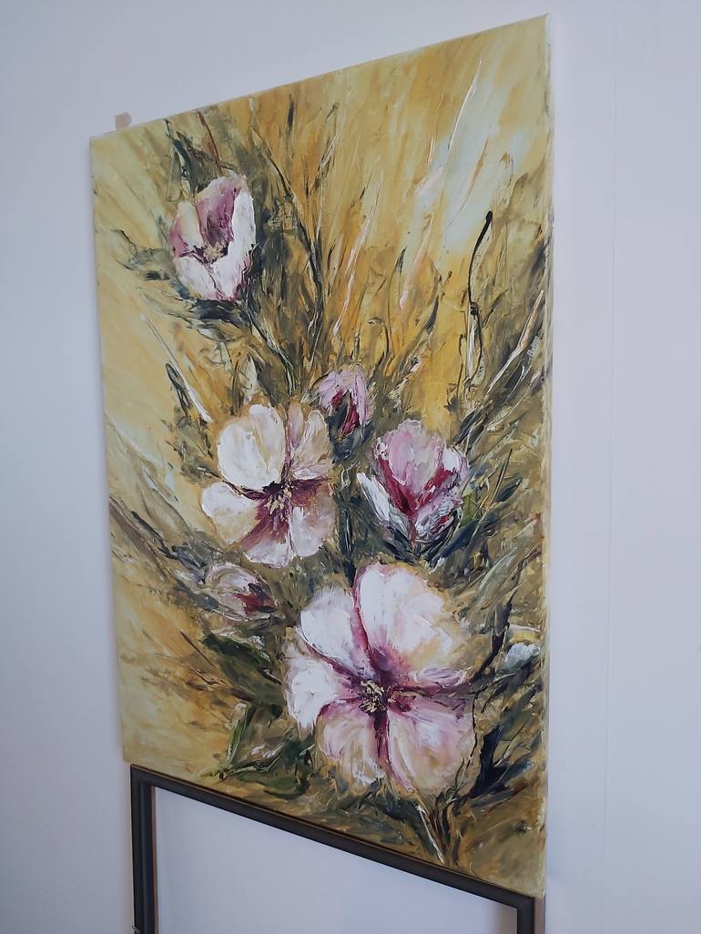 Original Realism Floral Painting by Natalia Esanu