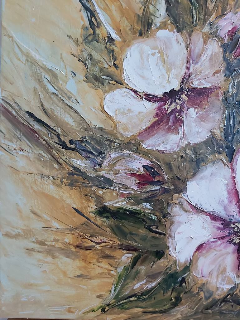 Original Realism Floral Painting by Natalia Esanu