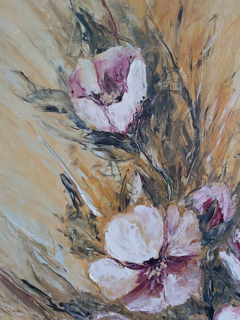 Original Realism Floral Painting by Natalia Esanu