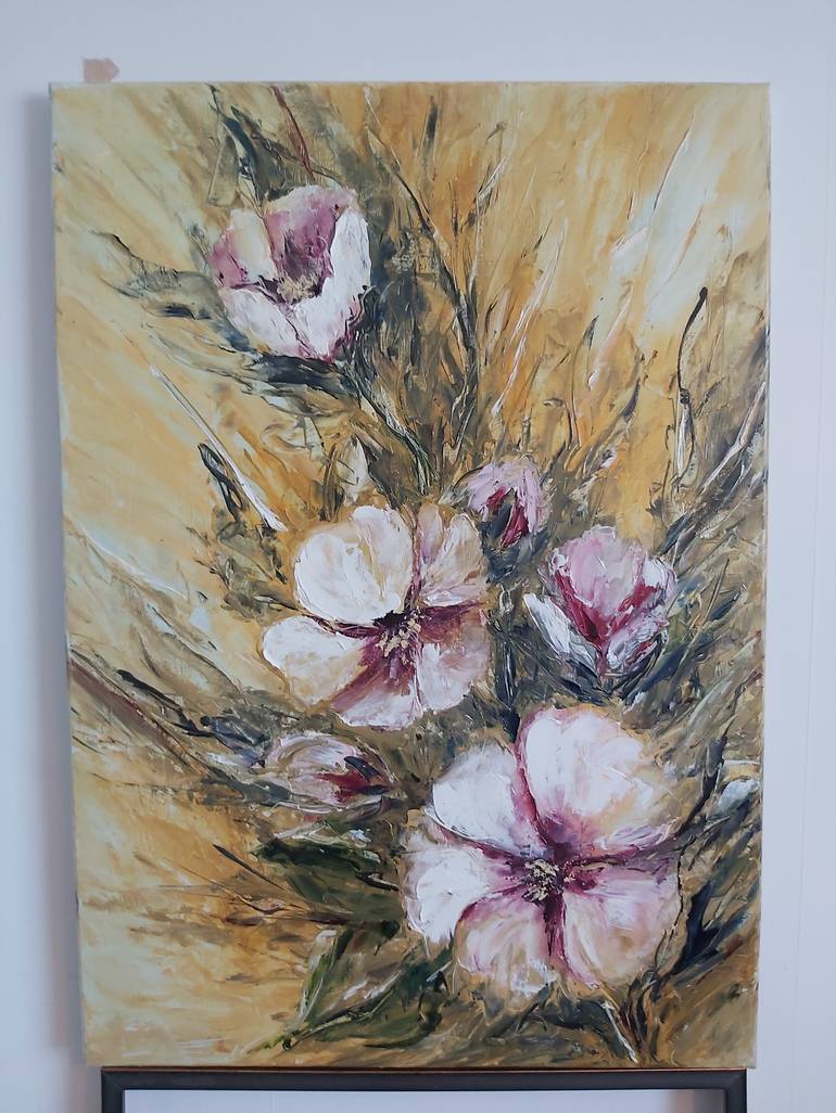 Original Realism Floral Painting by Natalia Esanu