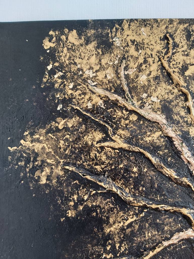 Original Abstract Expressionism Abstract Painting by Natalia Esanu