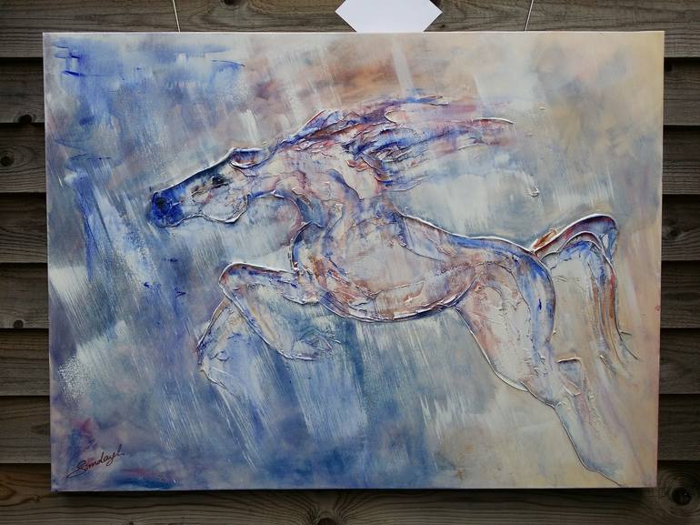 Original Horse Painting by Sunday L