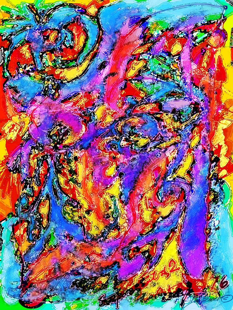 Hot Pepper Chili Magic Painting by Iva Penner