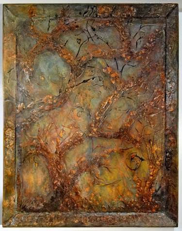 Print of Abstract Nature Mixed Media by Iva Penner