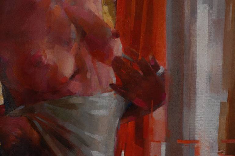 Original Erotic Painting by Marina Borodulya