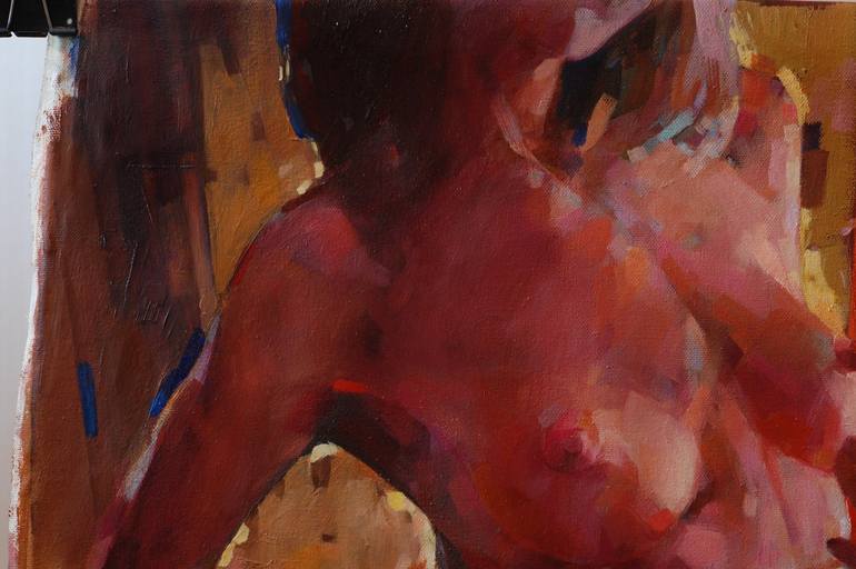 Original Erotic Painting by Marina Borodulya